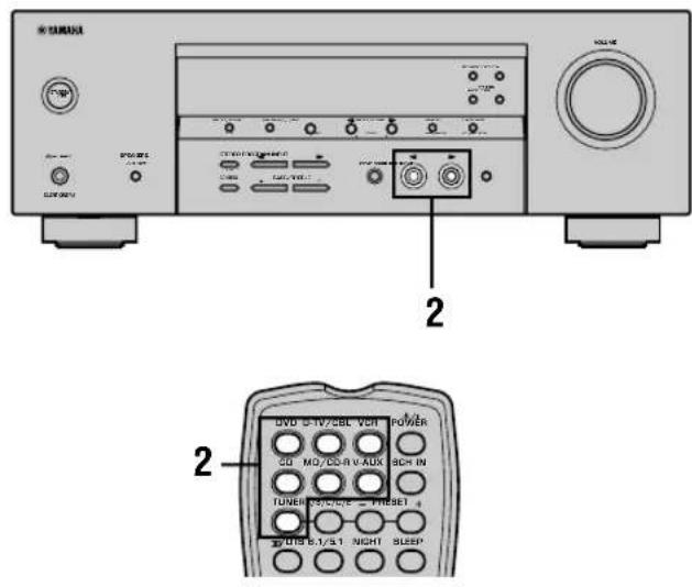 YAMAHA HTR5730 - ENREGISTREMENT - 1
