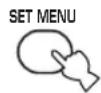 YAMAHA HTR5730 - Press SET MENU. - 1