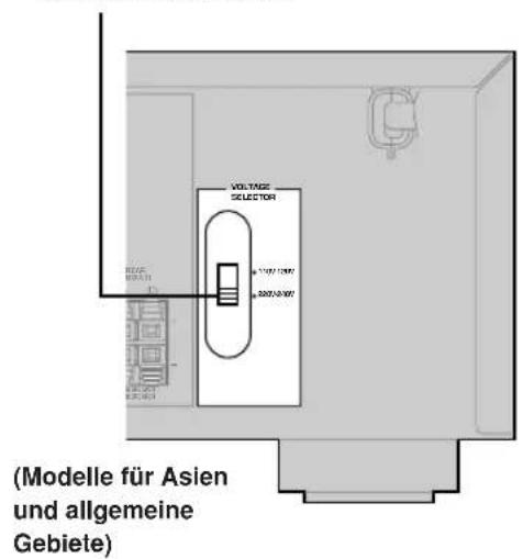 YAMAHA HTR5730 - Anschluß der Netzkabel - 1