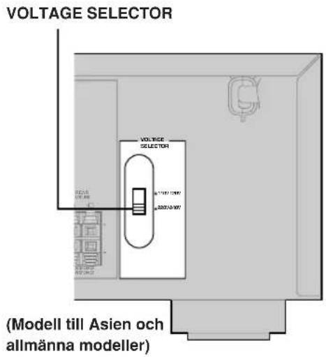 YAMAHA HTR5730 - Anslutning av natsladdarna - 1