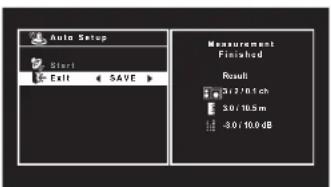YAMAHA HTR3065 - Utilizzare i tasti cursore per selezionare "SAVE" (Save) e premere ENTER. - 1