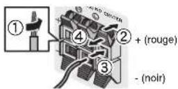 YAMAHA HTR3065 - (Raccordement des enceintes centrale/surround) - 1