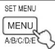 YAMAHA DSPAX640SE - Pulse SET MENU para entrar en el menú de ajuste. - 1