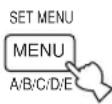 YAMAHA DSPAX640SE - Druk op SET MENU om het instelmenu te openen. - 1