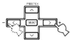 YAMAHA DSPAX640SE - Press < / > repeatedly to change the menu item setting. - 1