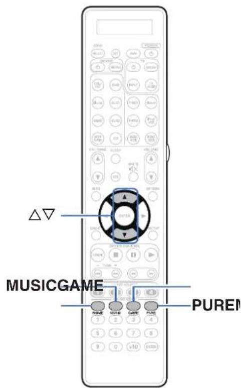 MARANTZ SR7009 - Sélection d'un mode d'écoute - 1