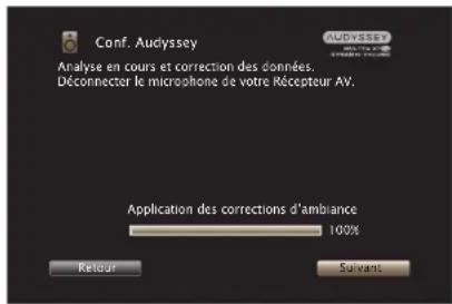 MARANTZ SR7009 - Effectuez le paramétrage de Audyssey Dynamic EQ® et Audyssey Dynamic Volume®. - 2