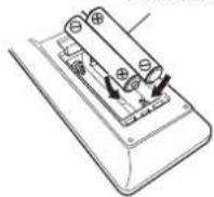 MARANTZ SR7009 - Insertion des piles - 2