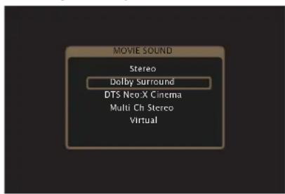 MARANTZ SR7009 - Passage au mode audio - 1