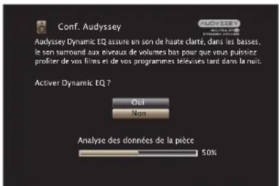 MARANTZ SR7009 - Effectuez le paramétrage de Audyssey Dynamic EQ® et Audyssey Dynamic Volume®. - 1