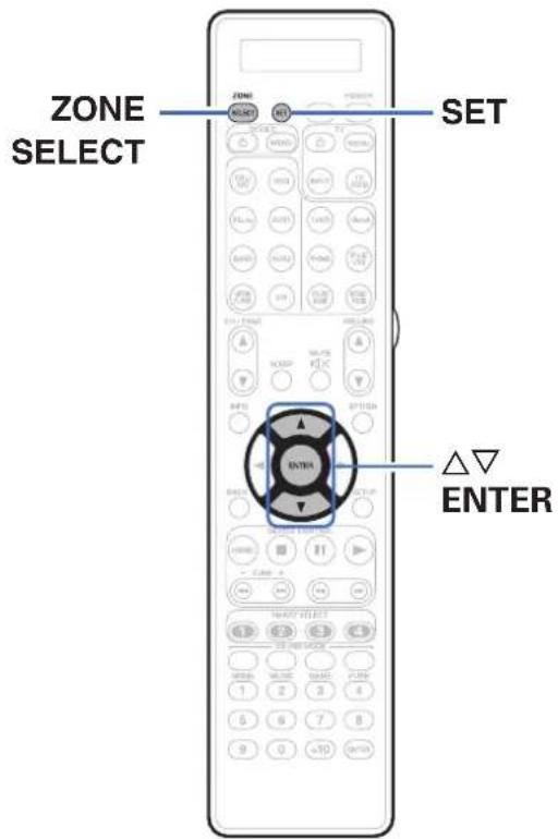 MARANTZ AV8802 - Spécification de la zone utilisée avec la télécommande - 1
