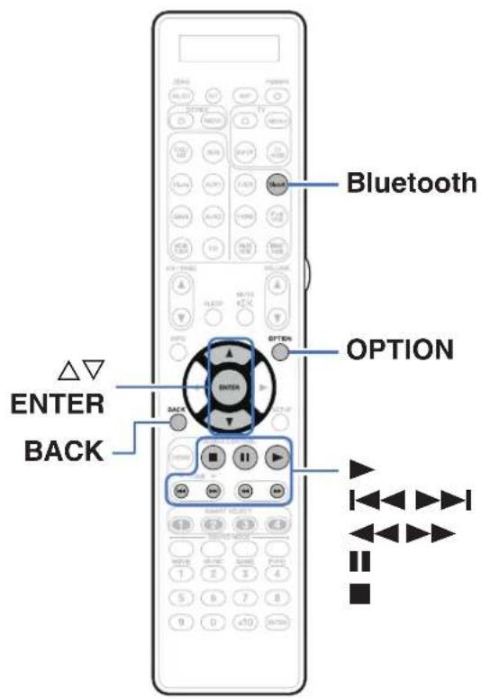 MARANTZ AV8802 - Écouter de la musique sur un périphérique Bluetooth - 1