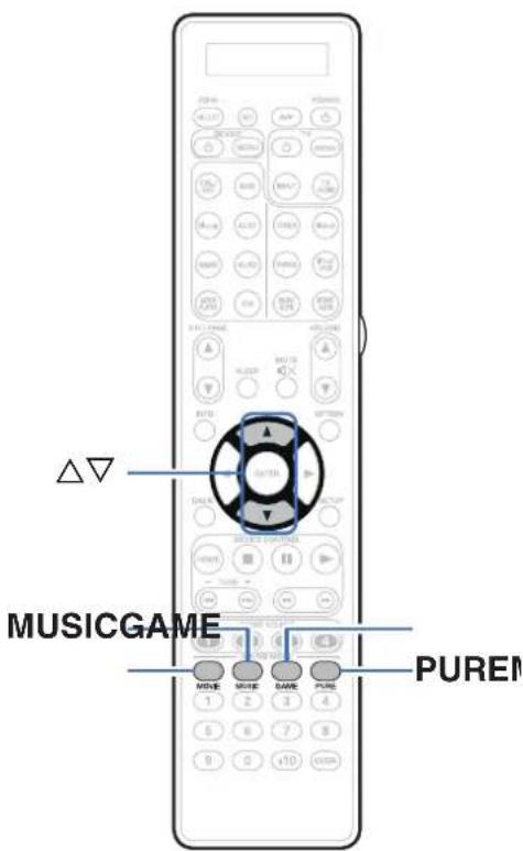 MARANTZ AV8802 - Sélection d'un mode d'écoute - 1