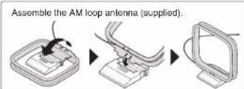 ONKYO HTR993 - AM/FM antenna connections - 2