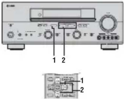 YAMAHA RXV757 - Choix d'une préselection - 1