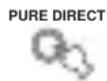 YAMAHA RXV757 - Druk op PURE DIRECT (of druk op AMP om de AMP stand te selecteren en verrolgens op PURE DIRECT op de afstandsbediening) om deze functie te selecteren. - 1