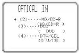YAMAHA RXV757 - Für OPTICAL INPUT-Buchsen - 1