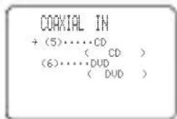 YAMAHA RXV757 - For COAXIAL INPUT jacks 5 (COAXI AL IN (5)) and 6 (COAXI AL IN (6)) - 1