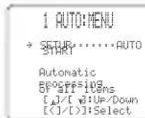 YAMAHA RXV757 - Appuyez sur u /d pour selectionner AUTO SETUP, puis sur ENTER. - 2