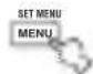 YAMAHA RXV757 - Appuyez sur SET MENU. - 1