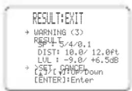 YAMAHA RXV757 - Drücken Sie ENTER, um detailierte Informationen über jeder Warnung anzuzeigen. - 1