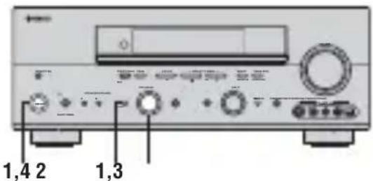 YAMAHA RXV757 - RESETTING THE FACTORY PRESETS - 1