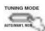 YAMAHA RXV757 - Pulse TUNING MODE (AUTO/MAN'L MONO) para que el indicator AUTO se enciende en el visualizador del panel delantero. - 1