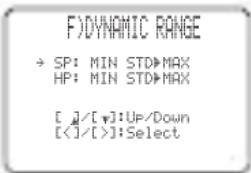 YAMAHA RXV757 - Dynamique F) DYNAMIC RANGE - 1