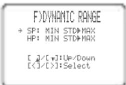 YAMAHA RXV757 - Gamma dinamica F) DYNAMI C RANGE - 1
