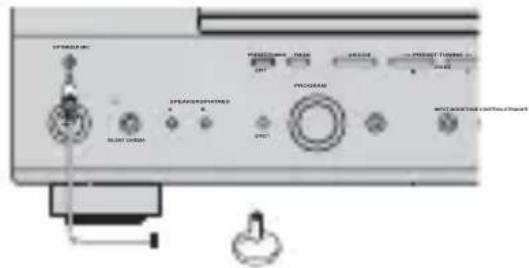 YAMAHA RXV757 - Instalacion del microfono optimizador - 1
