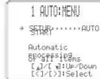 YAMAHA RXV757 - Druk op u /d,selecteer AUTO SETUP en druk verwolgens op ENTER. - 2