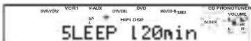 YAMAHA RXV757 - Verwendung des Einschlaf-Timers - 4