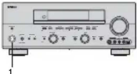 YAMAHA RXV757 - Conexión de la alimentación - 1