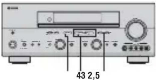 YAMAHA RXV757 - ■Manuell forinstallingn av radiostationer - 1
