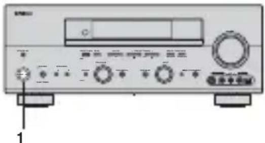 YAMAHA RXV757 - Mise sous tension - 1