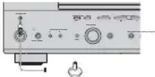 YAMAHA RXV757 - Anslut den medfoljande - 1