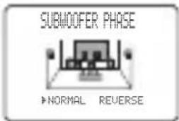 YAMAHA RXV757 - Fase del subwoofer SUBWOOFER PHASE - 1
