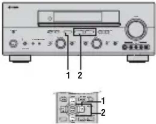 YAMAHA RXV757 - Aufrufen eines Festsenders - 1