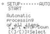 YAMAHA RXV757 - Premere u /d per scegliere SETUP, quando j /i per scegliere l'impostazione desiderata. - 1