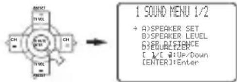 YAMAHA RXV757 - Premere ENTER per passare a MANUAL SETUP. - 2