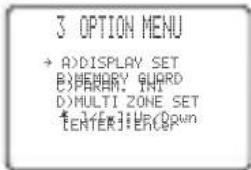 YAMAHA RXV757 - OPTION MENU - 1