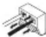 YAMAHA RXV757 - Connecting the AM loop antenna - 2