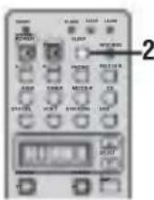 YAMAHA RXV757 - Setting the sleep timer - 1