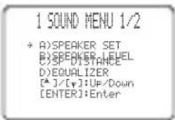YAMAHA RXV757 - SOUND MENU - 1