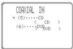 YAMAHA RXV757 - For COAXIAL INPUT-ingangarna 5 - 1