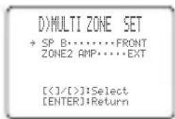 YAMAHA RXV757 - ■Zoneneinstellung D) MULTI ZONE SET - 1