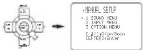 YAMAHA RXV757 - Premere ENTER per passare a MANUAL SETUP. - 1