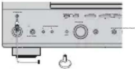 YAMAHA RXV757 - Mise en place du microphone d'optimisation - 1