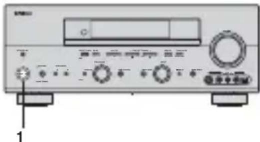 YAMAHA RXV757 - Accensione dell'unità - 1