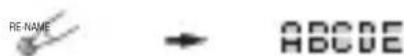 YAMAHA RXV757 - Press RE-NAME again to exit from the renaming mode. - 1